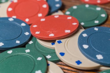 Kartlar poker fişleri, kart oyunu