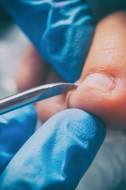 Pedikür spa salonda