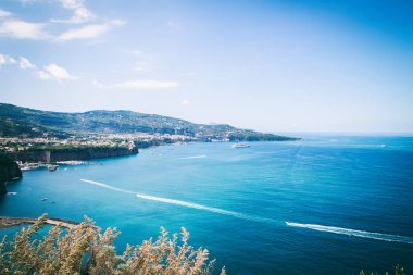 Sorrento, İtalya - 18 Haziran 2015:Sorrento sahil