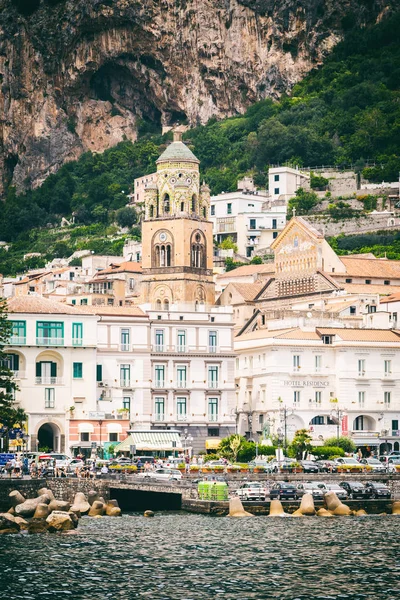 Positano, Italy - June 18 , 2015:Positano coast — Stock Photo, Image