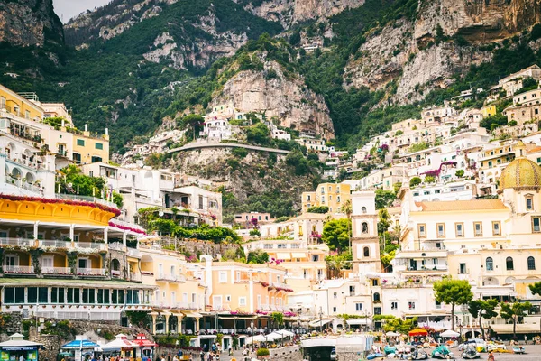 Positano, Italie - 18 juin 2015 : Côte de Positano — Photo