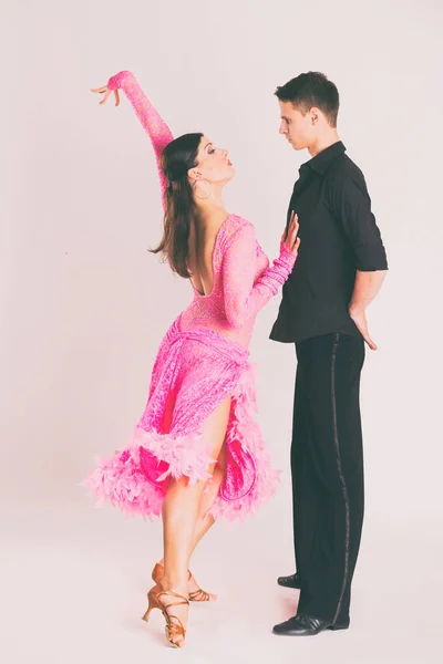 stock image The dancers of ballroom dancing