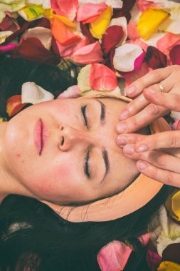 güzellik bakımı. Spa yordamı kıza.