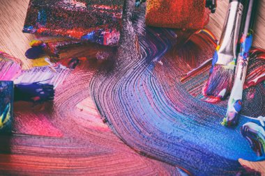 Akrilik boya ile resim