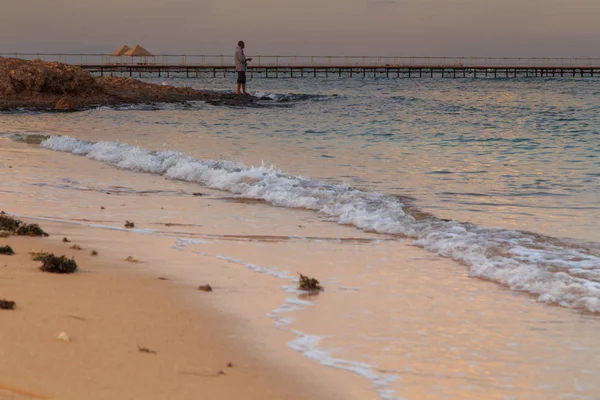 Vacker havsstrand. Naturens skönhet. — Stockfoto