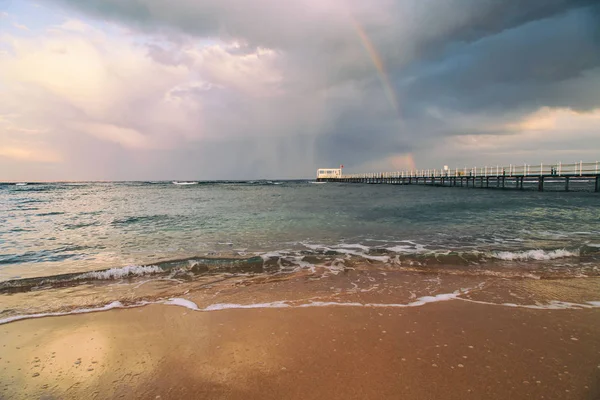 Fin utsikt över havet. Resa till havet — Stockfoto