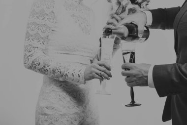 Bir tema düğün fotoğrafları