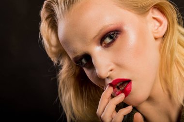 Zarif sarışın güzellik fotoğraf