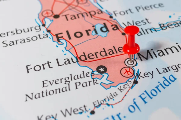 Florida map. Background on the topic of travel