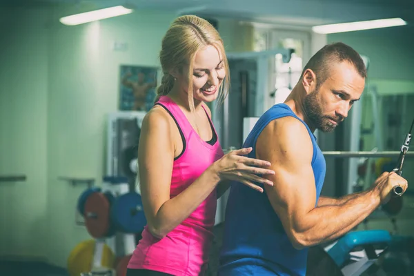 People at the gym — Stock Photo, Image