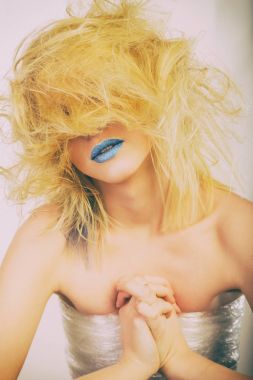 Zarif sarışın güzellik fotoğraf