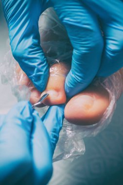 Pedikür spa salonda