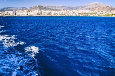 Gemiden, Yunan Sahil deniz güzel görünümü