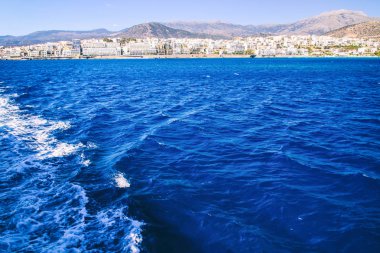 Gemiden, Yunan Sahil deniz güzel görünümü