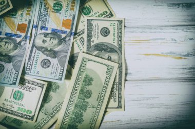 Yüz dolar faturaları bir arka plan