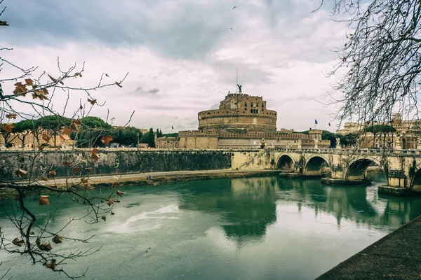 大桥河 tiber — 图库照片