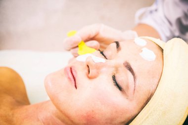 Kozmetik yüz tedavi Spa.