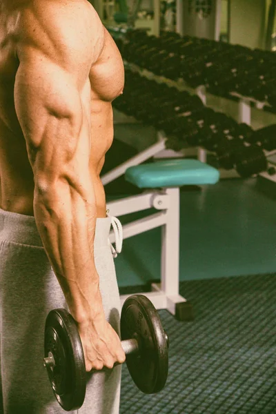 Spor salonunda vücut geliştirme