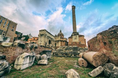 Roma Forumu, bir dönüm noktası güzel şehir.