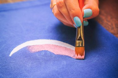 Çizim Tekstil üzerinde işlemek