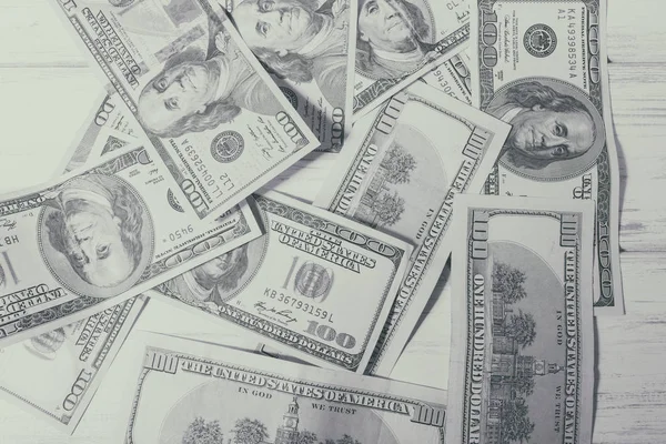 Yüz dolar faturaları ile arka plan