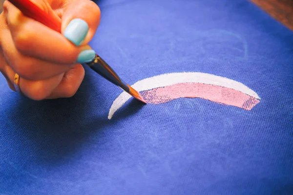 Çizim Tekstil üzerinde işlemek