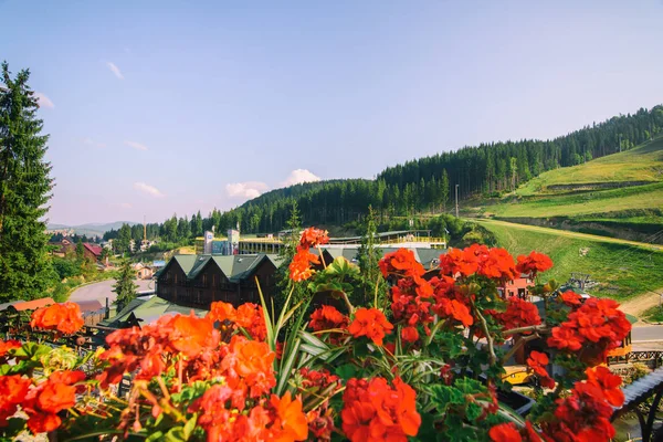 Bela paisagem montanhosa, a beleza da natureza . — Fotografia de Stock