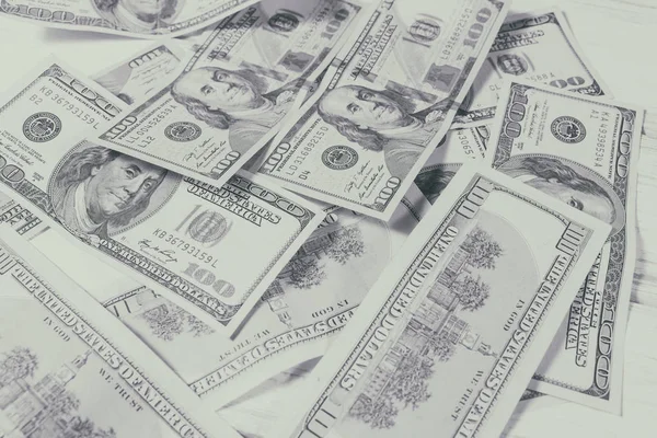 Yüz dolar faturaları ile arka plan