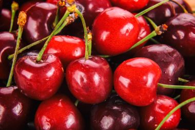 Güzel sulu tatlı kiraz