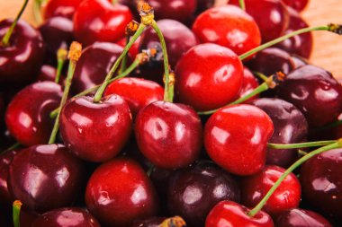 Güzel sulu tatlı kiraz