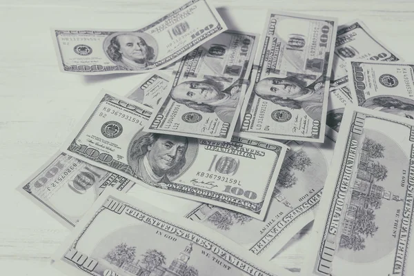 Yüz dolar faturaları ile arka plan