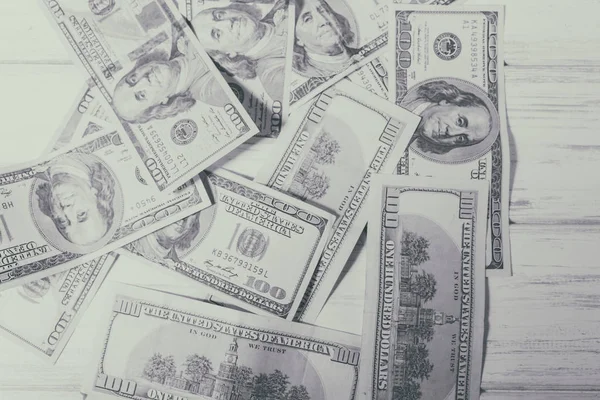 Yüz dolar faturaları ile arka plan