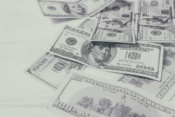 Yüz dolar faturaları ile arka plan