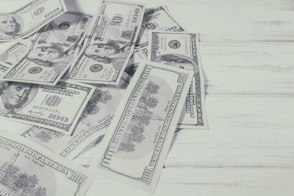 Yüz dolar faturaları ile arka plan