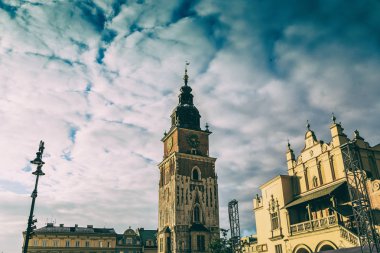 Krakow, Polonya - 15 Eylül 2016: Krakow güzel sokaklarında