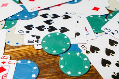 İskambil ve poker Tema arka plan