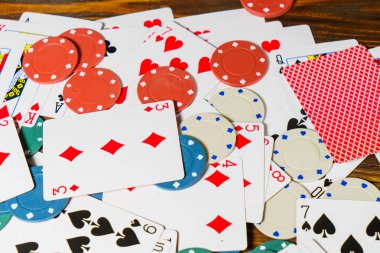 İskambil ve poker Tema arka plan