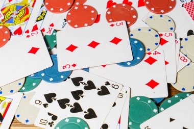 İskambil ve poker Tema arka plan