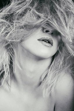 Zarif sarışın güzellik fotoğraf