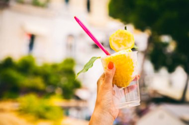 Positano lezzetli bir içecek olduğunu.