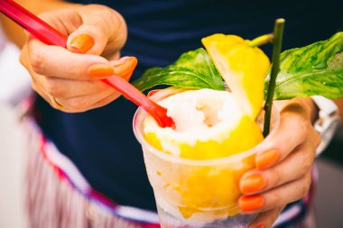 Positano lezzetli bir içecek olduğunu.