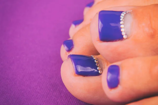 Pedicure procedure in de spa. — Stockfoto