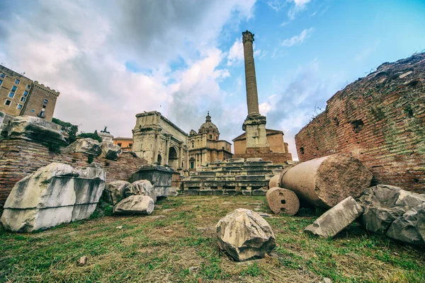 Roma Forumu, şehir manzaraları.
