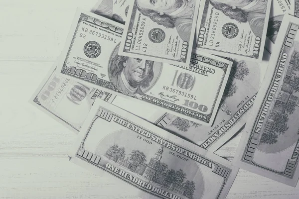 Yüz dolar faturaları ile arka plan