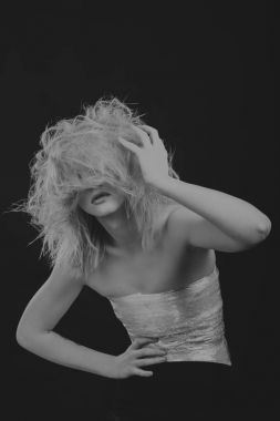 Zarif sarışın. Güzellik fotoğraf