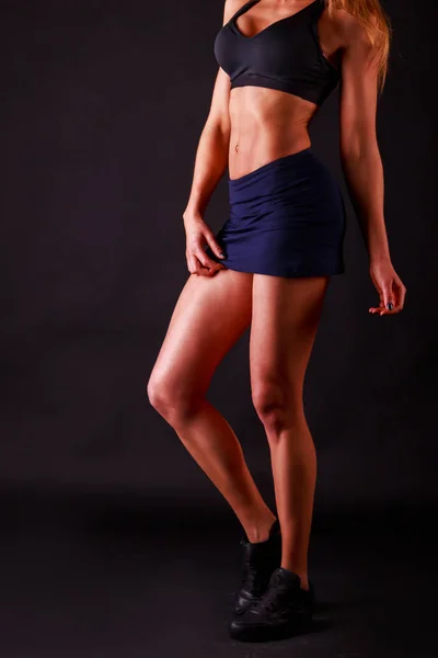 Corpo Menina atlética bonita — Fotografia de Stock