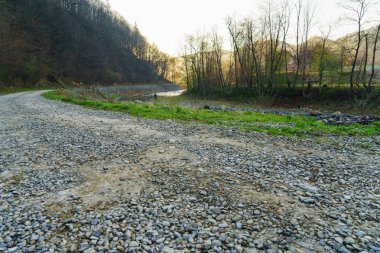 Dağlık bir alanda güzel sahne