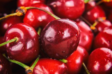 Güzel sulu tatlı kiraz