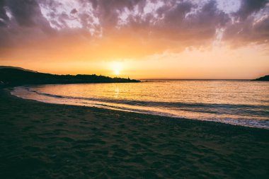 Gün batımında deniz