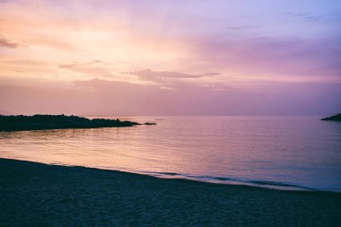 Gün batımında deniz